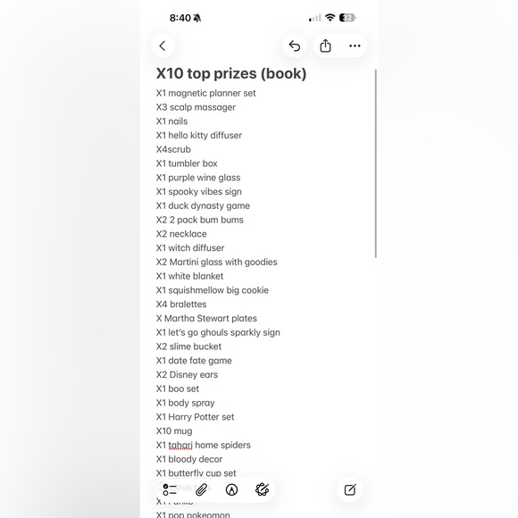 Pick 1 number 🎃 - Picture 2 of 3